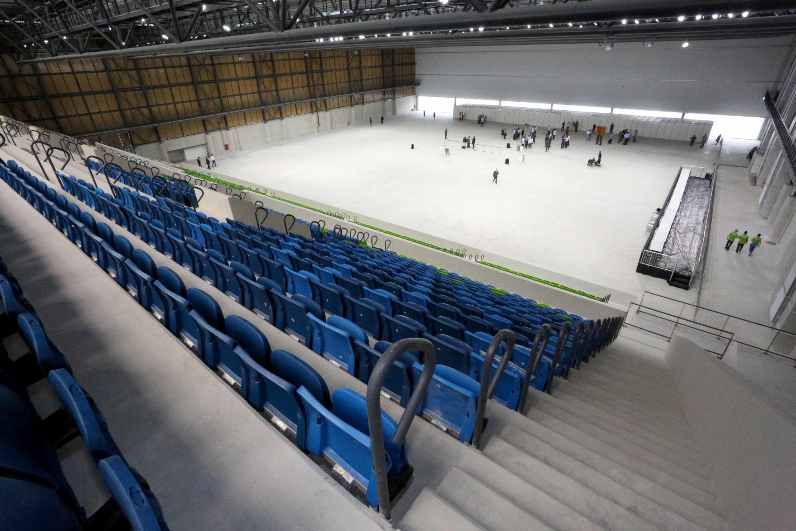 Eduardo Paes inaugura arena do handebol para os Jogos Olímpicos