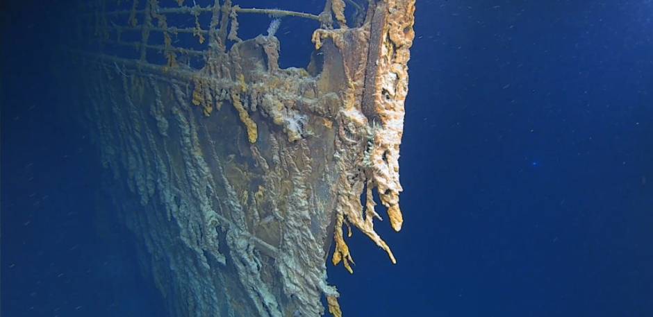 O Titanic afundou em 1912. Foto: Atlantic Productions.