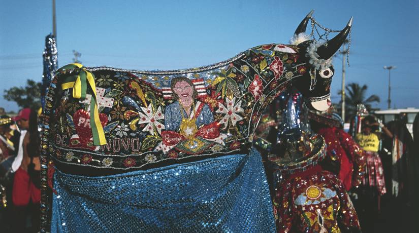 Durante a festa do bumba meu boi é feita uma encenação que conta a lenda que originou a celebração. Foto: DeAgostini/Getty Images