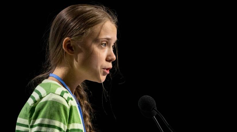 Greta Thunberg incentivou jovens do mundo inteiro a manifestar pelo meio ambiente. Foto: Pablo Blazquez Dominguez/Getty Images