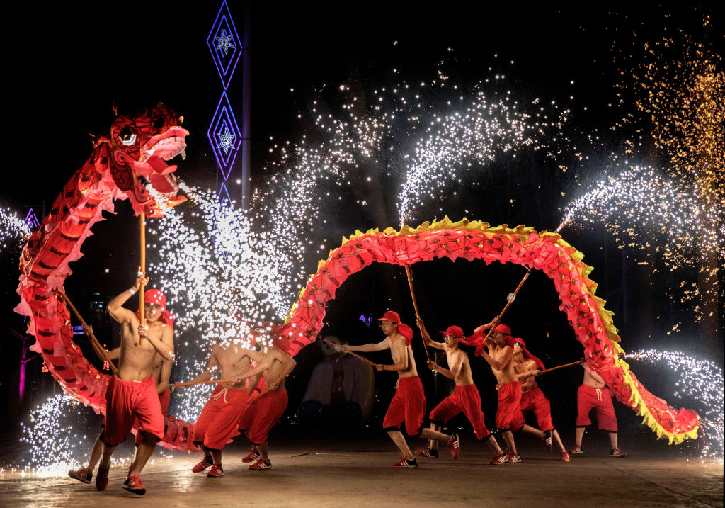 Celebração de Ano-Novo na China. Foto: Kevin Frayer/Getty Images
