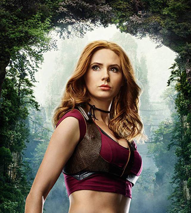 A atriz Karen Gillan interpreta um dos avatares do jogo Jumanji. Foto: IMDb