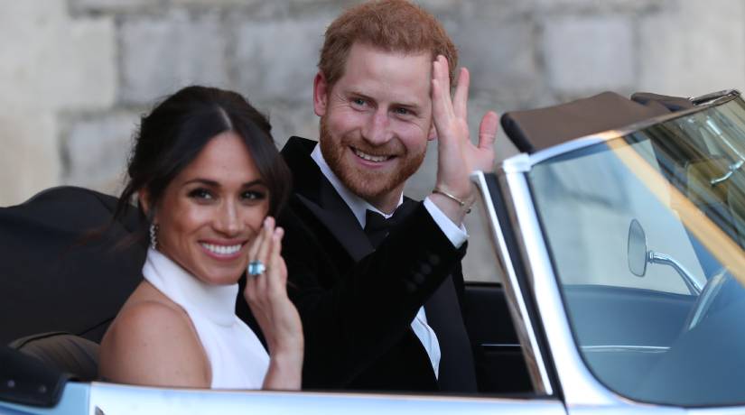 Príncipe Harry e Meghan Markle em 2018, após se casarem. Foto: Steve Parsons - WPA Pool/Getty Images